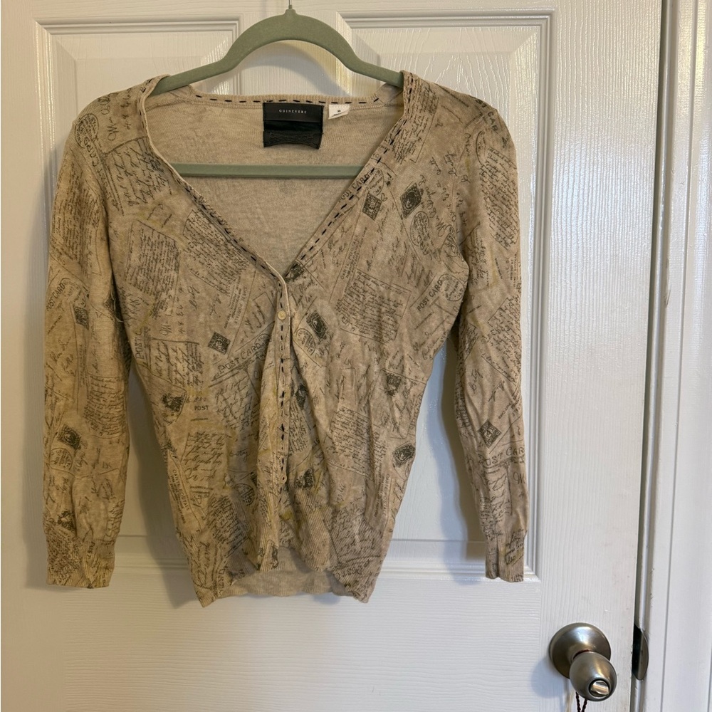Anthropologie “Guinevere” Brand Vintage Cardigan